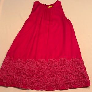 Alice+Olivia Silk Blouse. Keyhole & Crystal Accents. Button Closure at Back.